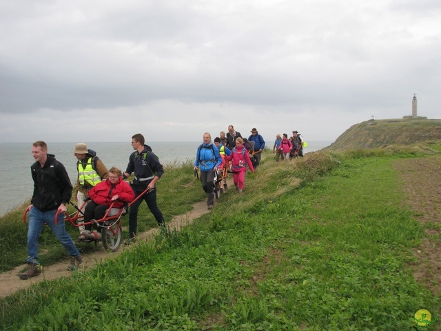 Randonnée joëlettes à Escalles