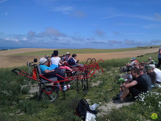 Randonnée joëlettes à Escalles