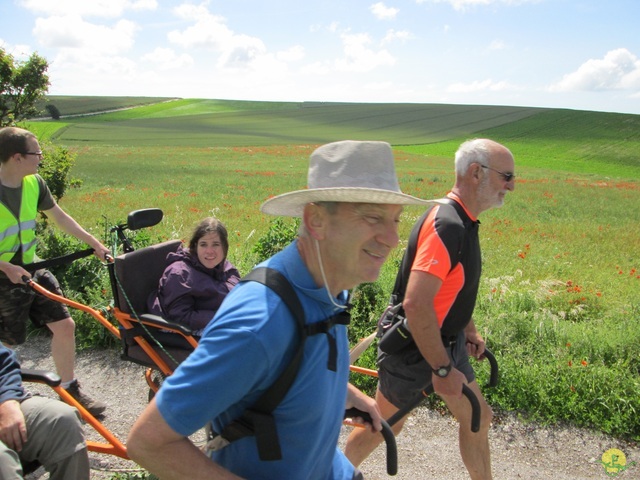 Randonnée joëlettes à Escalles