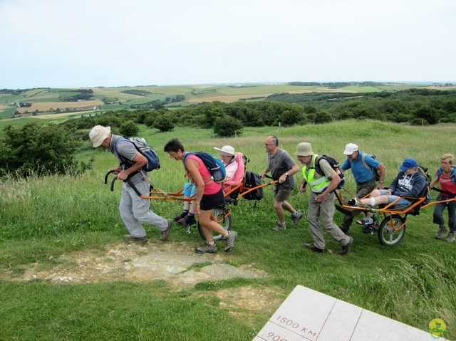 Randonnée joëlettes à Escalles