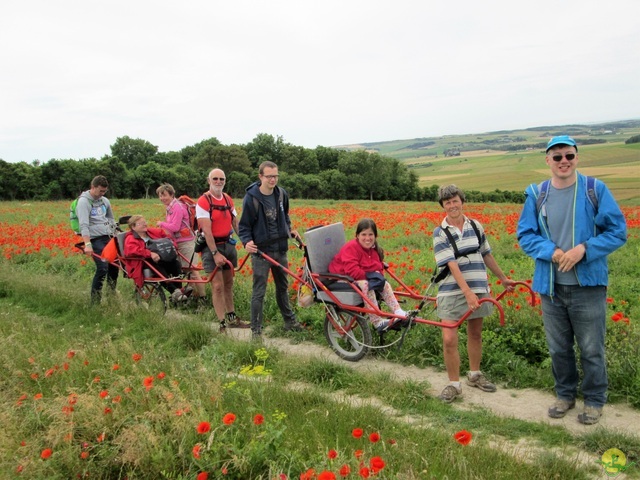 Randonnée joëlettes à Escalles