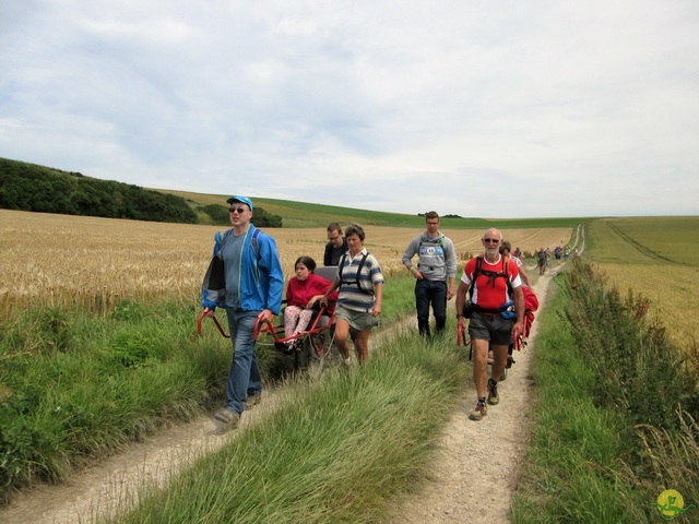 Randonnée joëlettes à Escalles