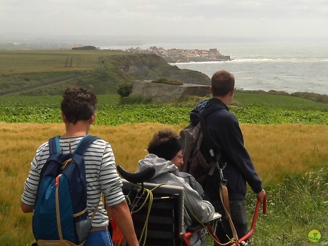 Randonnée joëlettes à Escalles