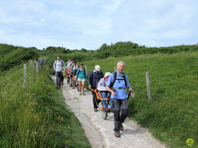 Randonnée joëlettes à Escalles