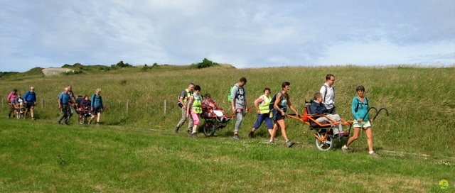 Randonnée joëlettes à Escalles