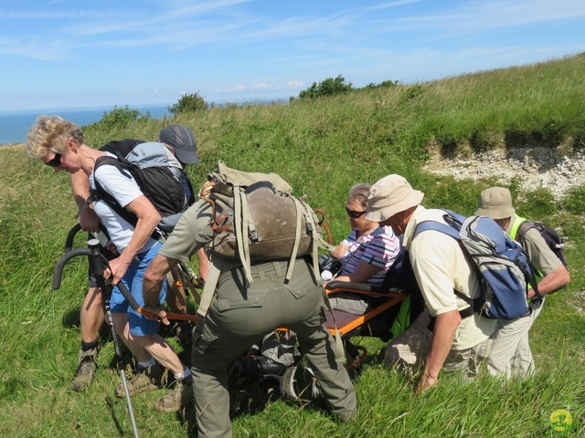 Randonnée joëlettes à Escalles