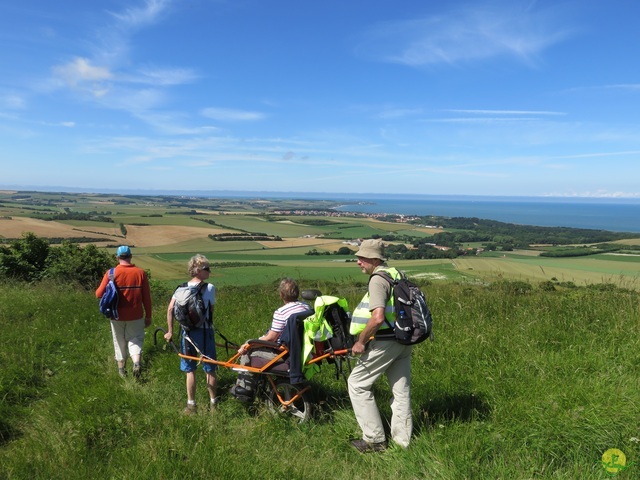 Randonnée joëlettes à Escalles