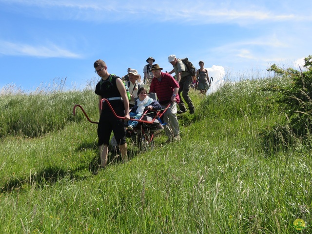 Randonnée joëlettes à Escalles