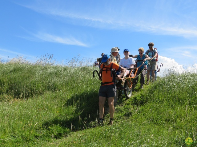 Randonnée joëlettes à Escalles