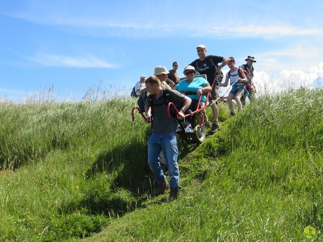 Randonnée joëlettes à Escalles