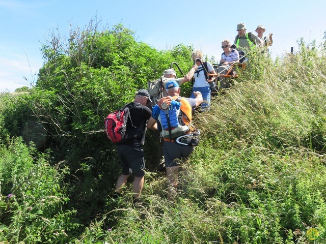 Randonnée joëlettes à Escalles