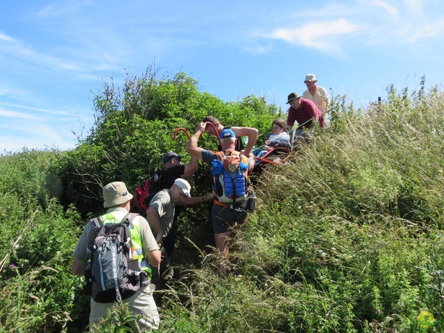 Randonnée joëlettes à Escalles