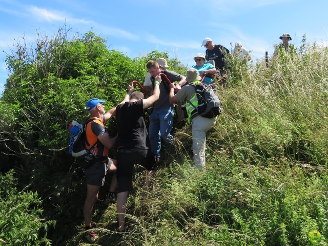 Randonnée joëlettes à Escalles