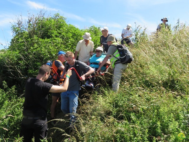 Randonnée joëlettes à Escalles