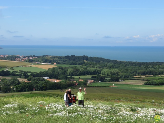 Randonnée joëlettes à Escalles