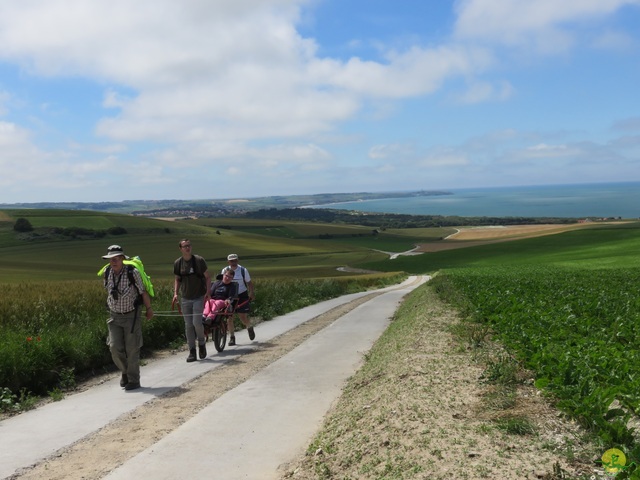 Randonnée joëlettes à Escalles