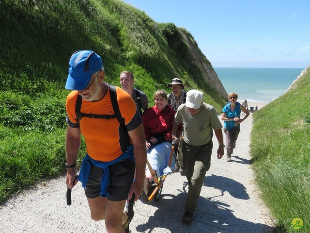 Randonnée joëlettes à Escalles