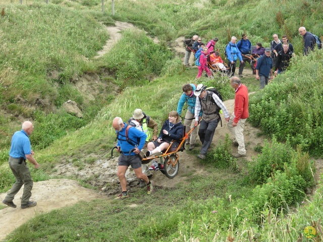 Randonnée joëlettes à Escalles