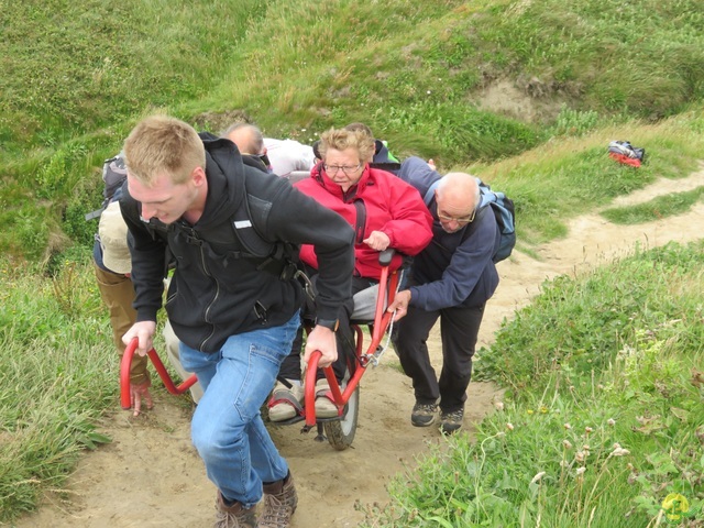 Randonnée joëlettes à Escalles