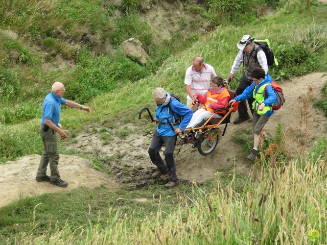 Randonnée joëlettes à Escalles