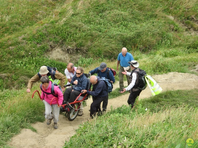 Randonnée joëlettes à Escalles