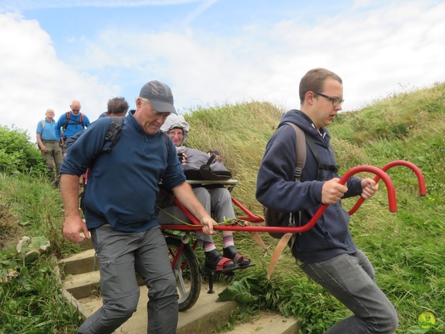 Randonnée joëlettes à Escalles