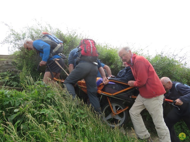 Randonnée joëlettes à Escalles