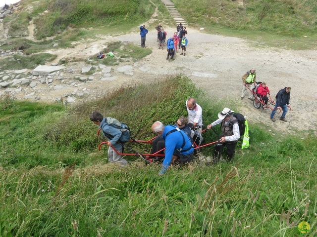 Randonnée joëlettes à Escalles