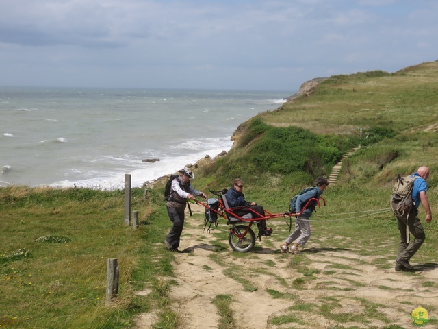 Randonnée joëlettes à Escalles