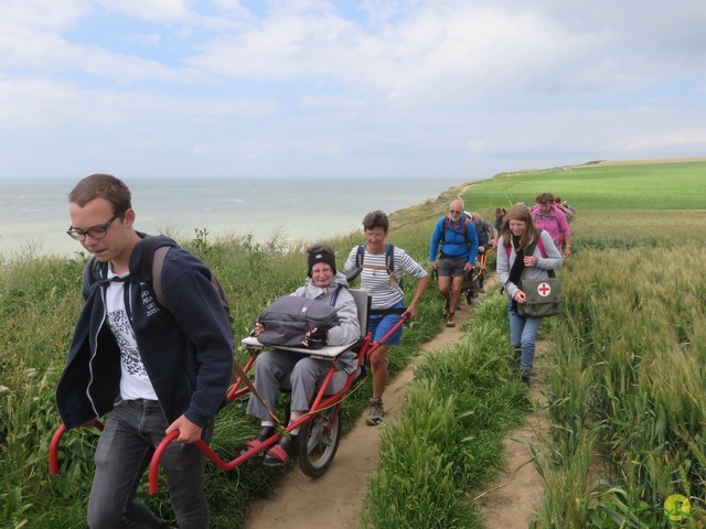 Randonnée joëlettes à Escalles