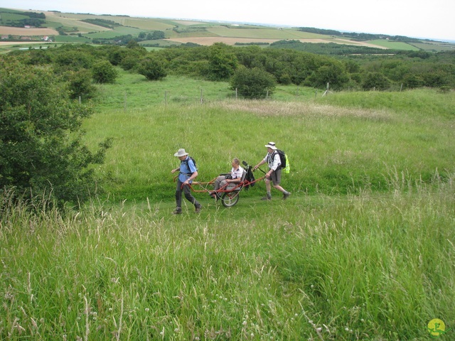 Randonnée joëlettes à Escalles