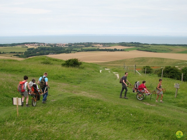 Randonnée joëlettes à Escalles