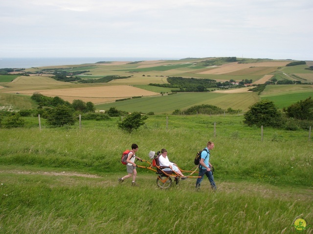 Randonnée joëlettes à Escalles