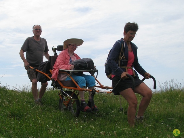 Randonnée joëlettes à Escalles