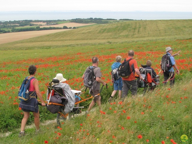 Randonnée joëlettes à Escalles