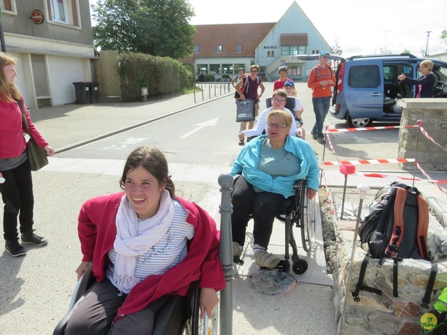 Randonnée joëlettes à Escalles