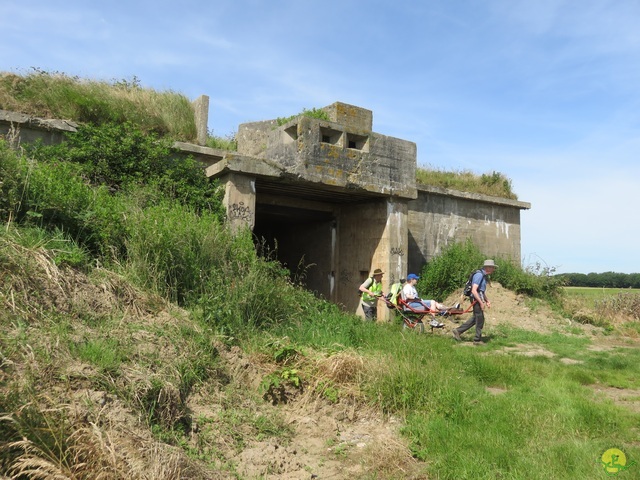 Randonnée joëlettes à Escalles