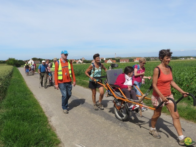 Randonnée joëlettes à Escalles