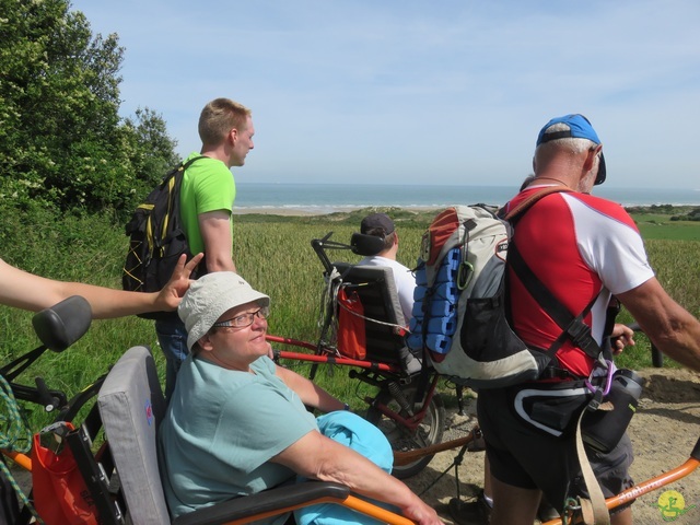 Randonnée joëlettes à Escalles