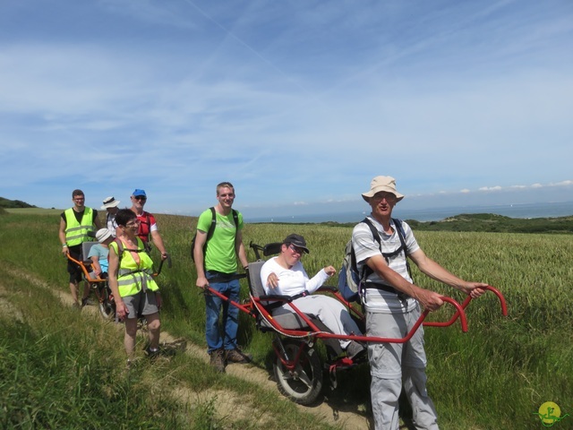 Randonnée joëlettes à Escalles