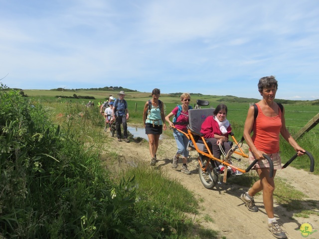 Randonnée joëlettes à Escalles