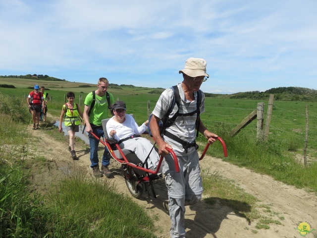 Randonnée joëlettes à Escalles