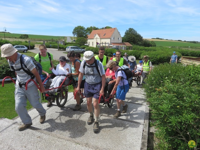 Randonnée joëlettes à Escalles