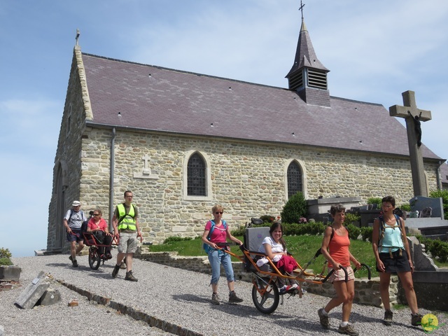 Randonnée joëlettes à Escalles