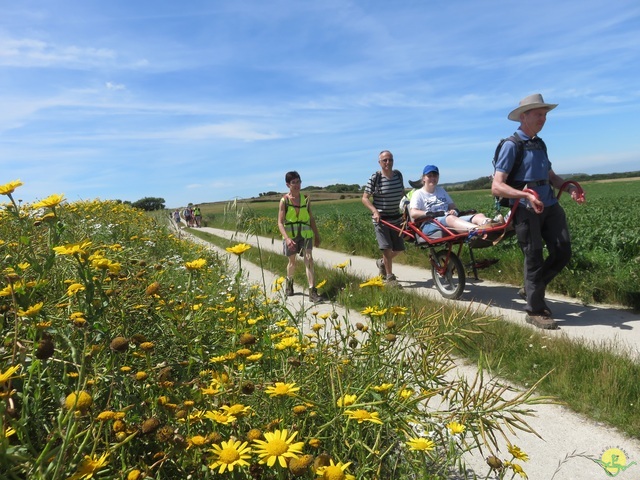 Randonnée joëlettes à Escalles