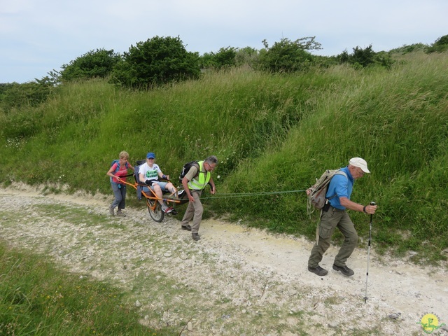 Randonnée joëlettes à Escalles