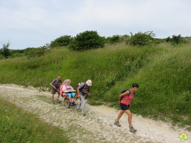 Randonnée joëlettes à Escalles