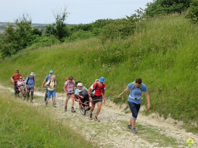 Randonnée joëlettes à Escalles