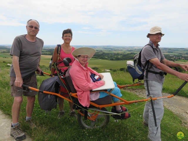 Randonnée joëlettes à Escalles