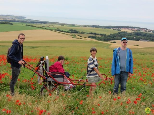 Randonnée joëlettes à Escalles